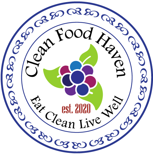 Clean Food Haven Stamp Logo